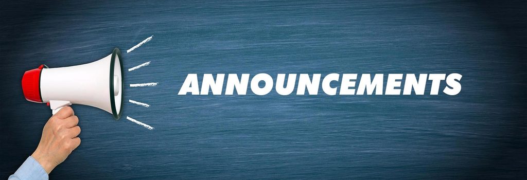 announcements